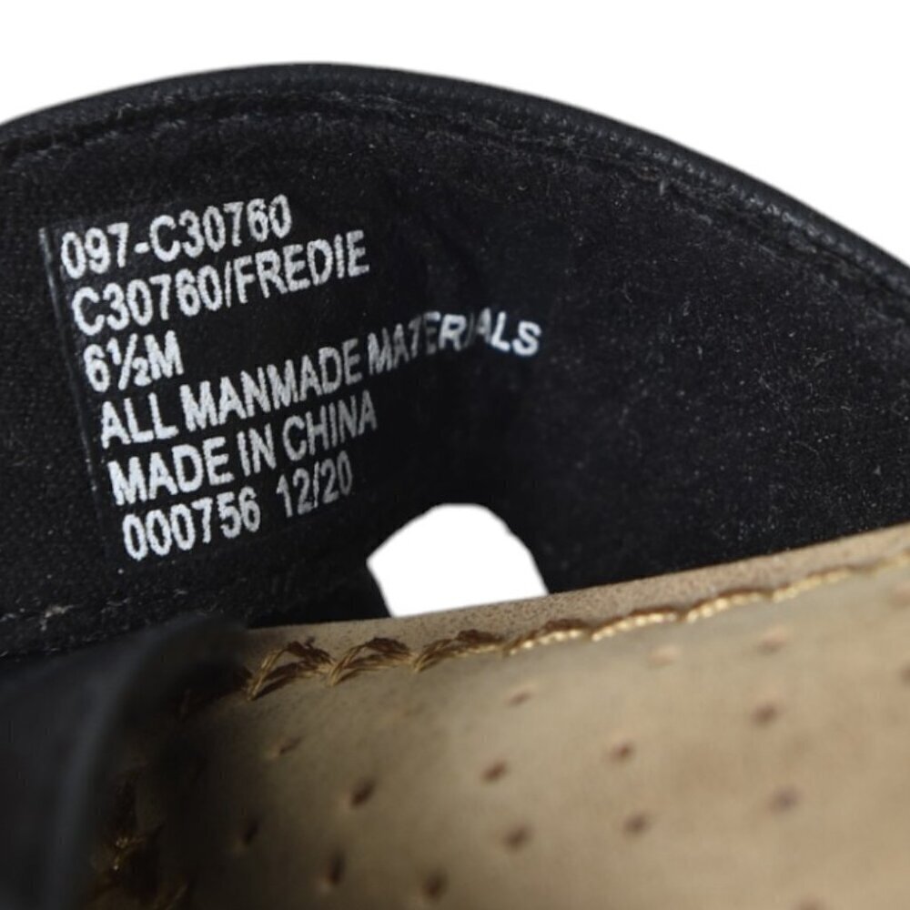 Cliffs by White Mountain Slide Sandal Black Cushioned Size 6.5 - Picture 9 of 9